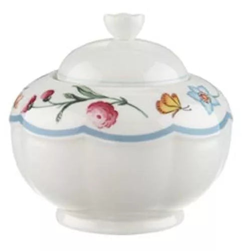 Villeroy Boch Mariposa Covered Sugar Bowl New HTF