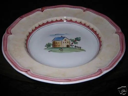 Villeroy Boch Jardin Village Rim Soup Bowl Brand New