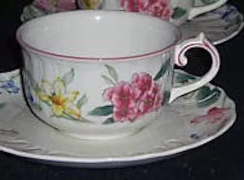 Villeroy Boch Flora Bella Tea Cup & Saucer Rare Retired