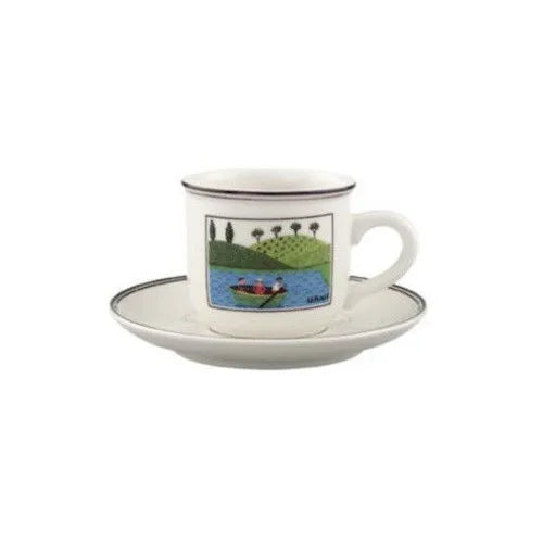 Villeroy Boch Design Naif A/D Espresso Cup & Saucer New