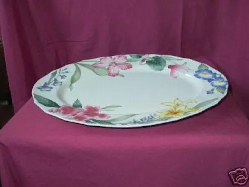 Villeroy Boch Flora Bella Oval Platter Large RARE HTF