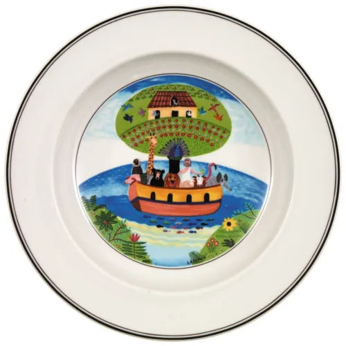 Villeroy Boch Design Naif Rim Soup Bowl #2 Noah's Ark New